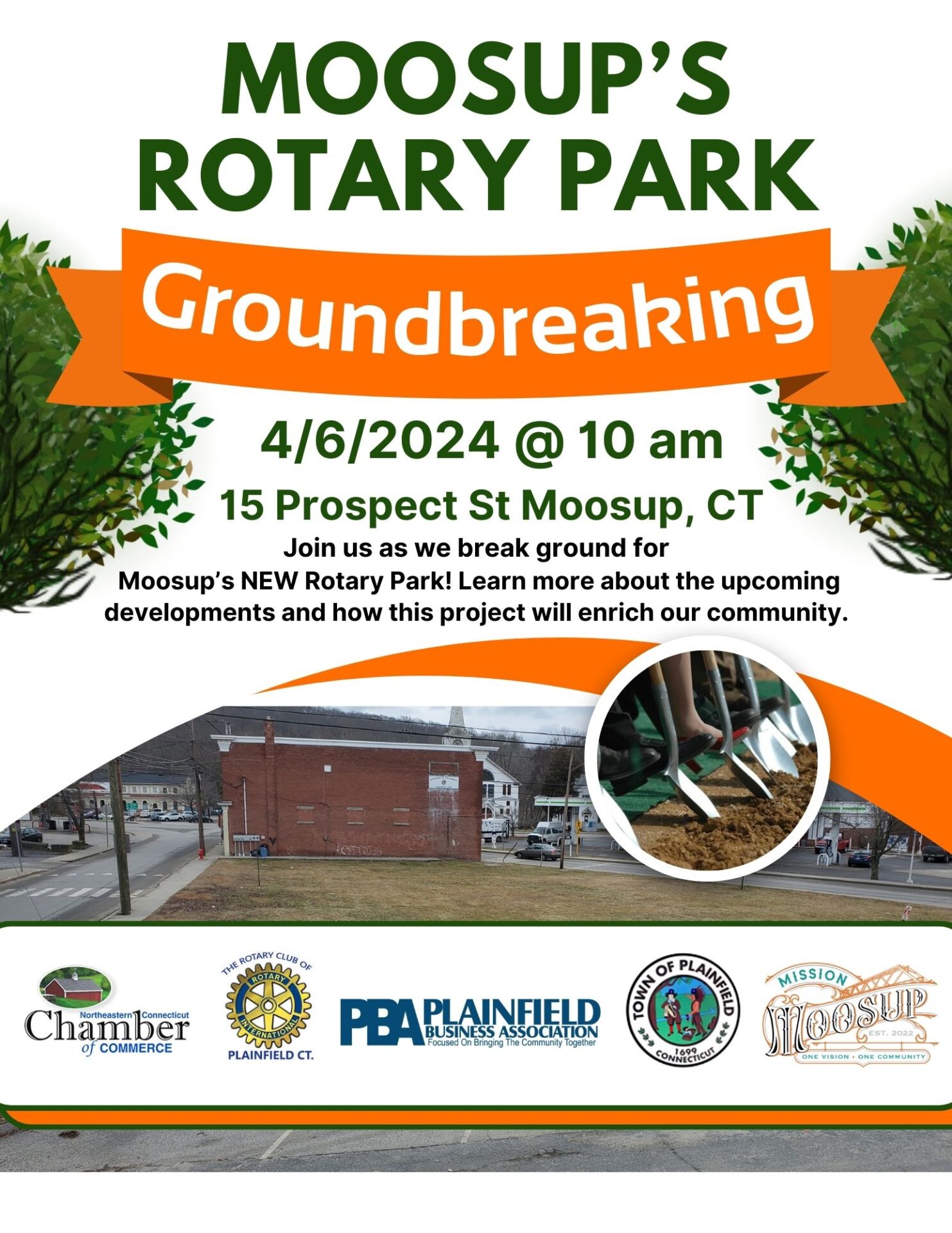 Moosup Rotary Park Groundbreaking Event (1) | Northeastern CT Chamber ...